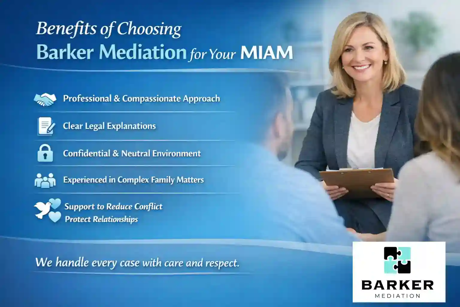 Benefits of Choosing Barker Mediation for Your MIAM Slough